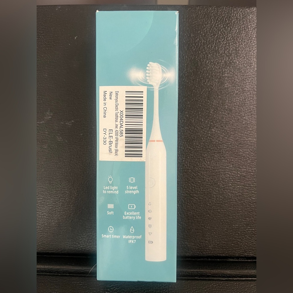 Elehomyou Electric Toothbrush (Model DY-330). white